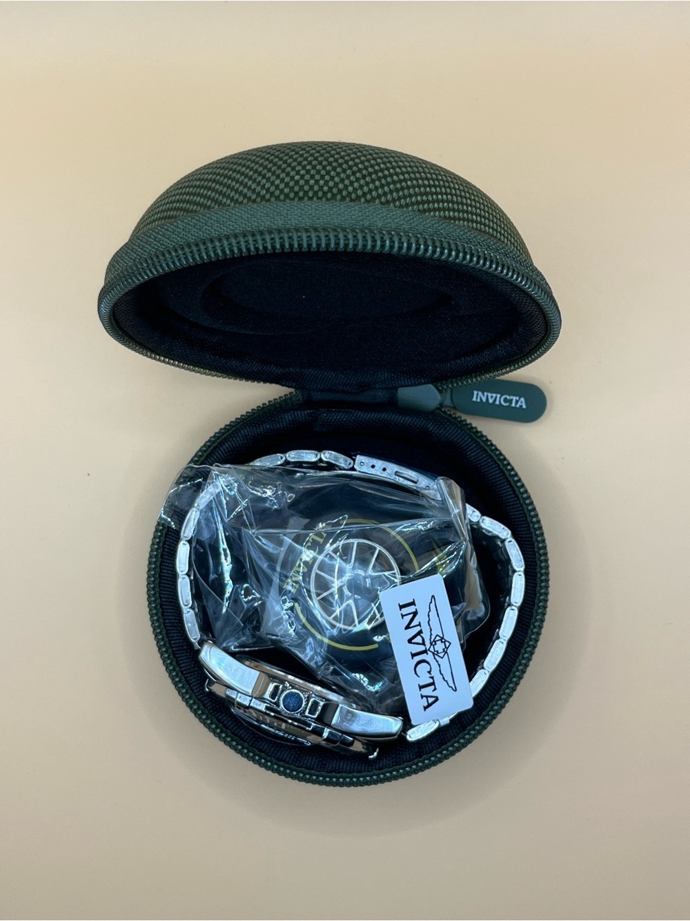 Invicta Pro Diver Men’s Watch Black Green Bezel Stainless Steel NWT - Picture 7 of 8